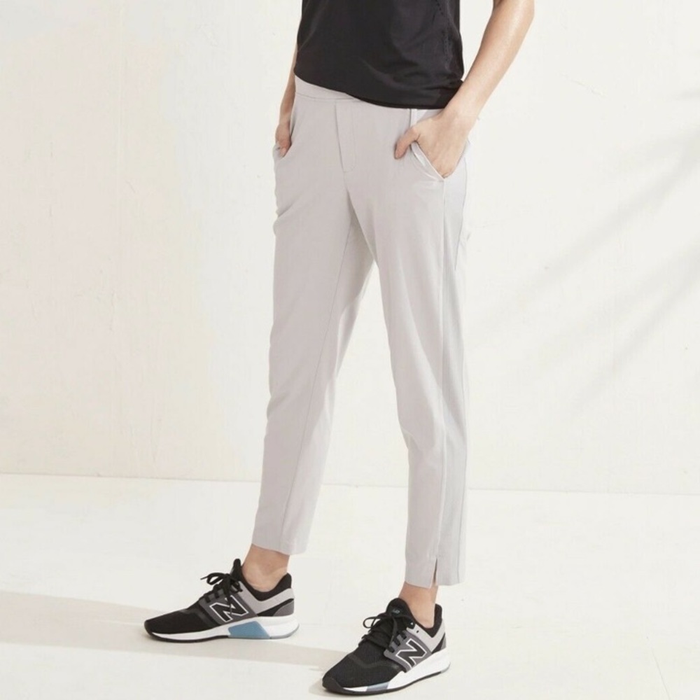 Athleta Light Grey Brooklyn Ankle Pant